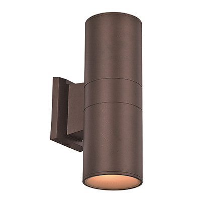 Trans Globe Lighting LED-40961 BZ Compact 12" Outdoor Bronze Modern Pocket Lantern